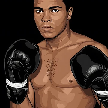 Artwork thumbnail, Muhammad Ali Vector Illustration by Boruto1231