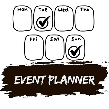 Artwork thumbnail, Event Planner Design | Event Management & Party Planning Professional Gift by ChooseAndPrint