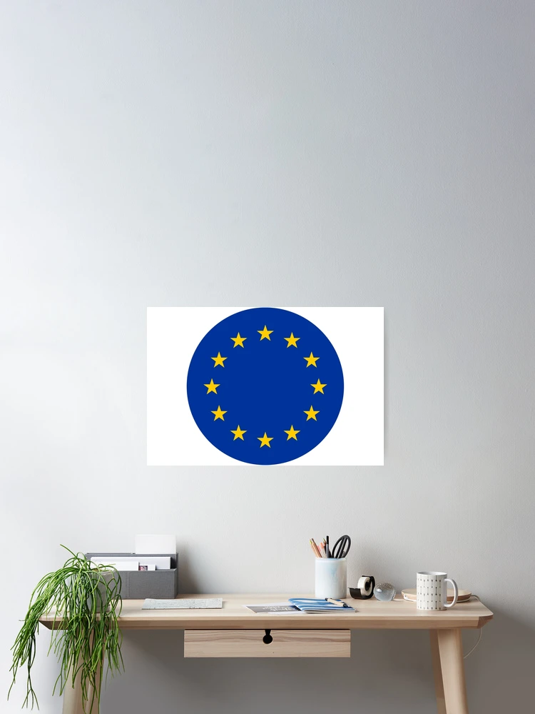 Thumbnail 2 of 3, Poster, European Union Circle Flag designed and sold by shitpostee.