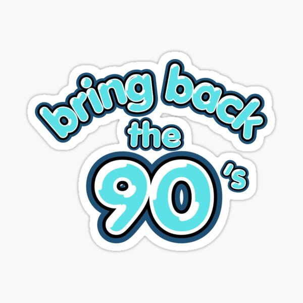 Item preview, ¡Que vuelvan los 90! – Frase de nostalgia retro designed and sold by Snedsdigital.
