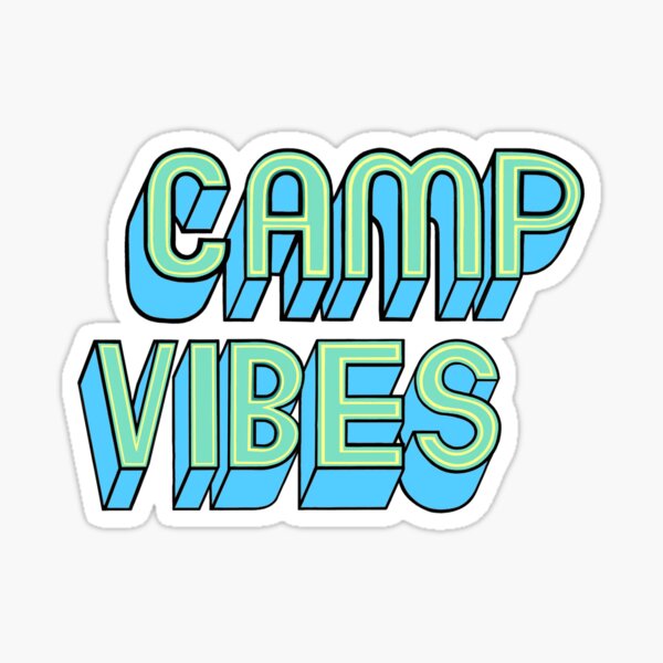 Aperçu de l'œuvre Camp Vibes créée et vendue par HollyPrice.