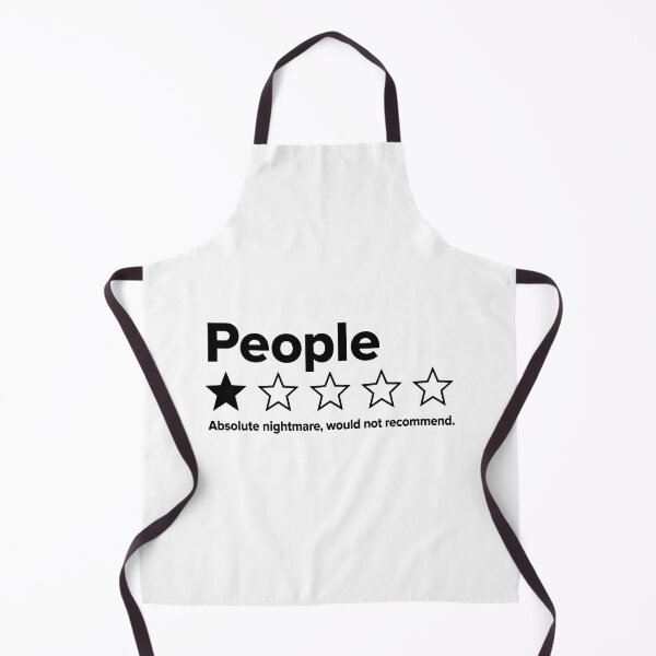 Item preview, People 1 Star Absolute Nightmare Would Not Recommend Funny designed and sold by Doodletext.