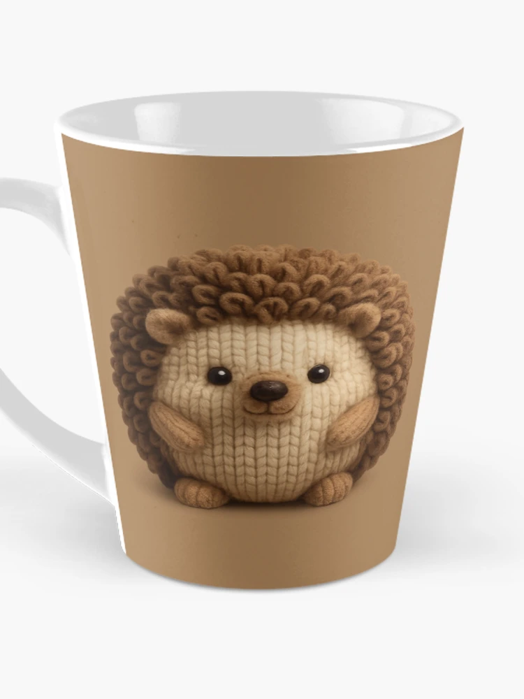 Thumbnail 3 von 4, Kaffeebecher, Gemütlicher Strickigel designt und verkauft von ChirpInc.