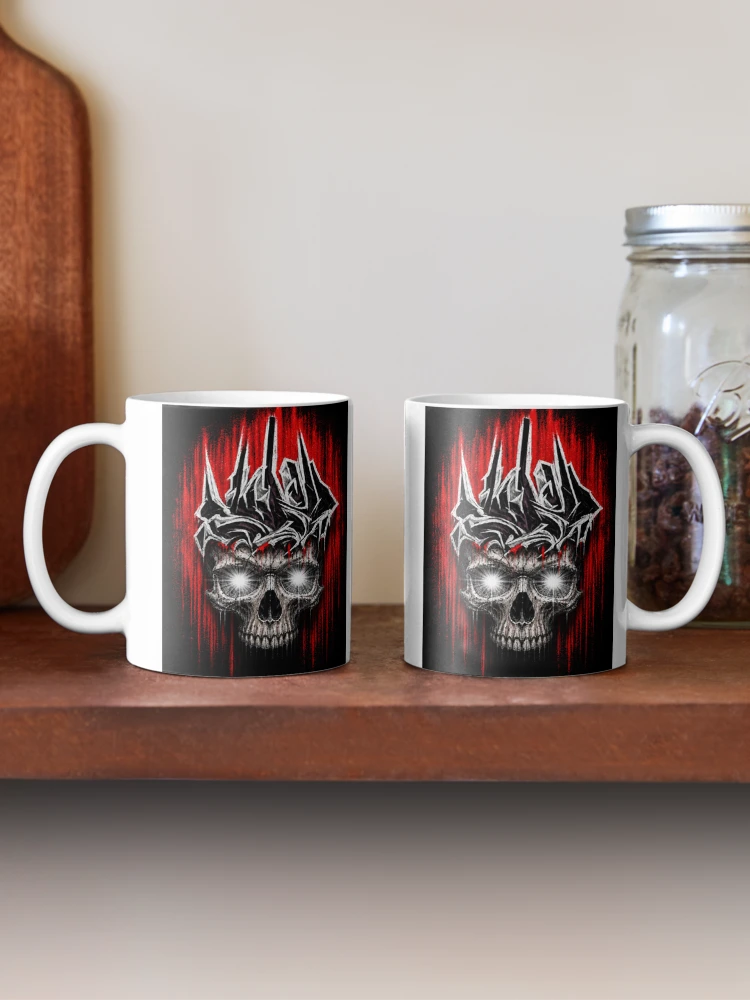 Thumbnail 2 of 6, Coffee Mug, Crowned by Darkness designed and sold by LAPUTIK.