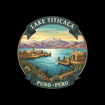 Artwork thumbnail, Lake Titicaca Badge by JacksoonLester