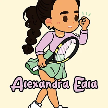 Aperçu de l'œuvre Alexandra Eala de ourhappyface