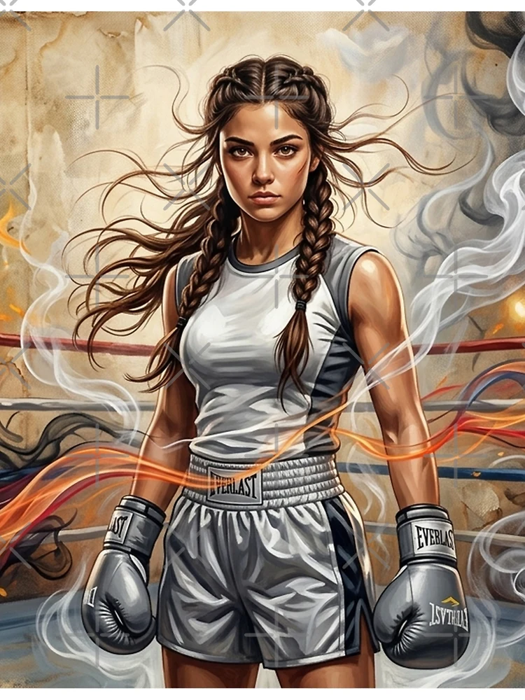 Thumbnail 5 of 5, A-Line Dress, Boxing Girl designed and sold by RaF71PrO.