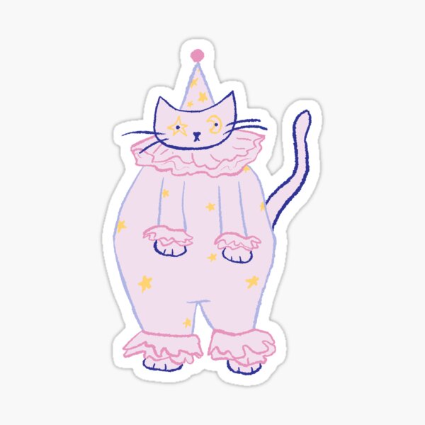 Item preview, gato payaso designed and sold by sunlucky.