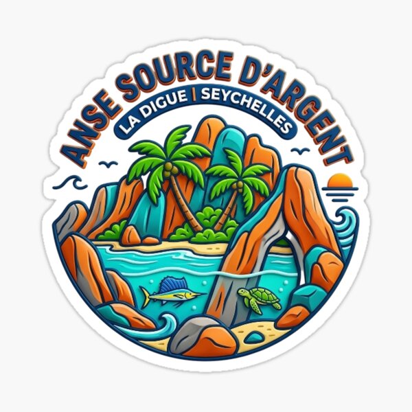 Aperçu de l'œuvre ANSE SOURCE D'ARGENT SEYCHELLES créée et vendue par likbatonboot.