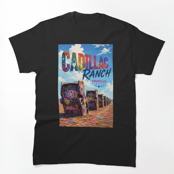 Item preview, Cadillac Ranch Ruta 66 Landmark Amarillo Texas Panhandle Art Cars designed and sold by Places On Earth.