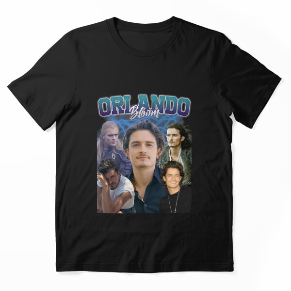 Aperçu de l'œuvre T-shirt rétro vintage à l'effigie d'Orlando Bloom et Legolas (Will Turner). créée et vendue par 2000sbabyangel.