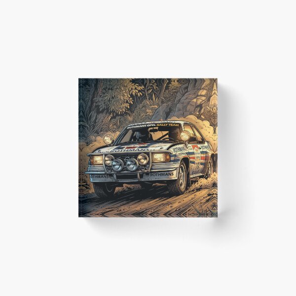 Item preview, Opel Ascona 400 Rally Cartoon designed and sold by Racing Art Store.