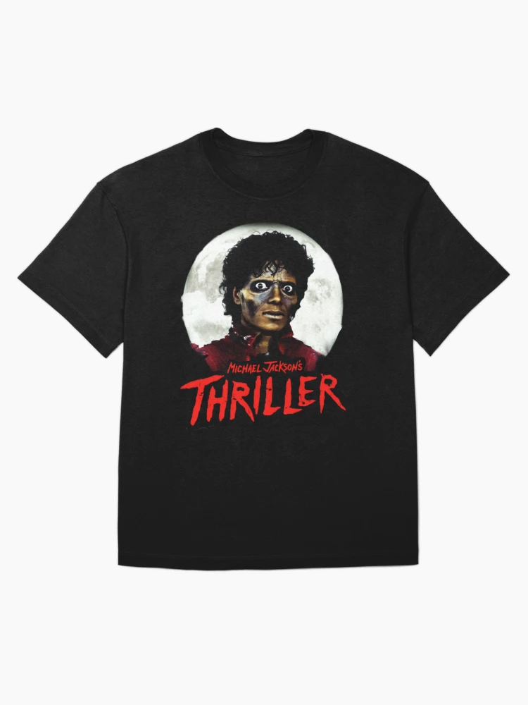 Aperçu 1 sur 7. T-shirt oversize avec l'œuvre Thriller MJ créée et vendue par The Art by Rossouw.