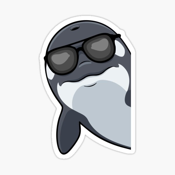 Item preview, Orca con gafas de sol Animales marinos Orca designed and sold by DSWShirts.