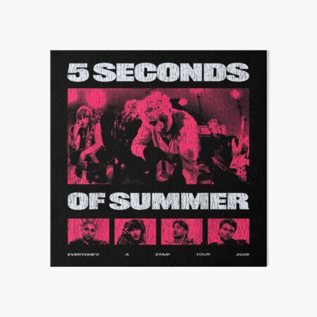 Item preview, Fotográfica retro de la gira de 5 Seconds Of Summer, banda de pop punk designed and sold by stellarofsea.