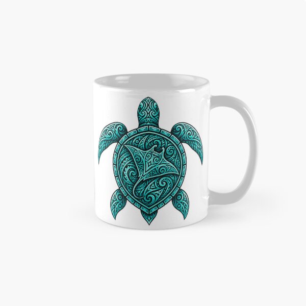 Artikelvorschau, Polynesische Tribal-Schildkröte – Manta-Rochen entworfen und verkauft von OTSC.