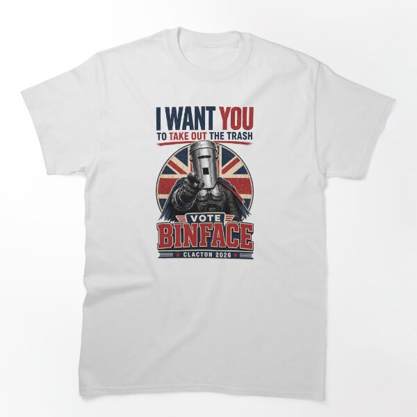 Item preview, Vota por Binface en las elecciones parciales de Clacton, anti-Farage, Binface gracioso designed and sold by sentfromemily.