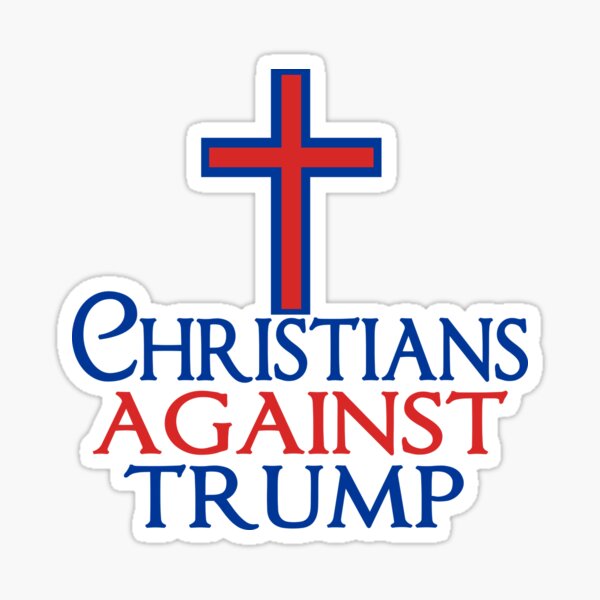 Artikelvorschau, Christen gegen Trumpf entworfen und verkauft von Epic Love Designs.