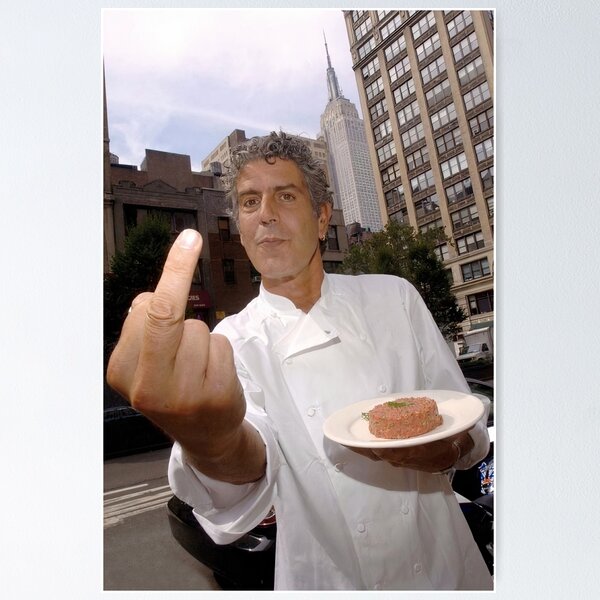 Artikelvorschau, Anthony Bourdain entworfen und verkauft von pixelartshop4r.