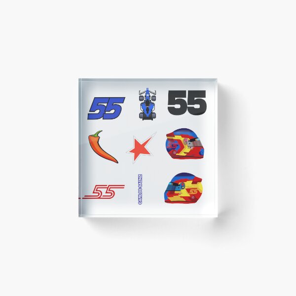 Item preview, Pack de pegatinas de Carlos Sainz para la F1 2026 designed and sold by Pink Polar F1.