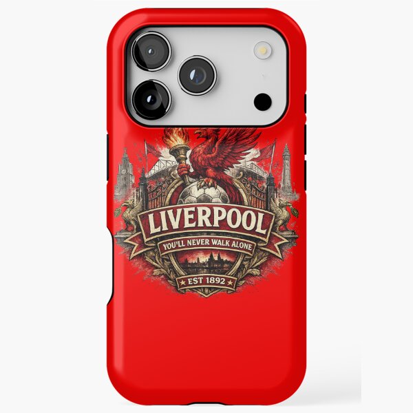 Aperçu de l'œuvre Graphisme pour supporters de Liverpool | T-shirt vintage « You'll Never Walk Alone » | Design des Reds créée et vendue par GarnerSupplyCo.