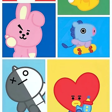 Artwork thumbnail, BT21 by Elia Moon
