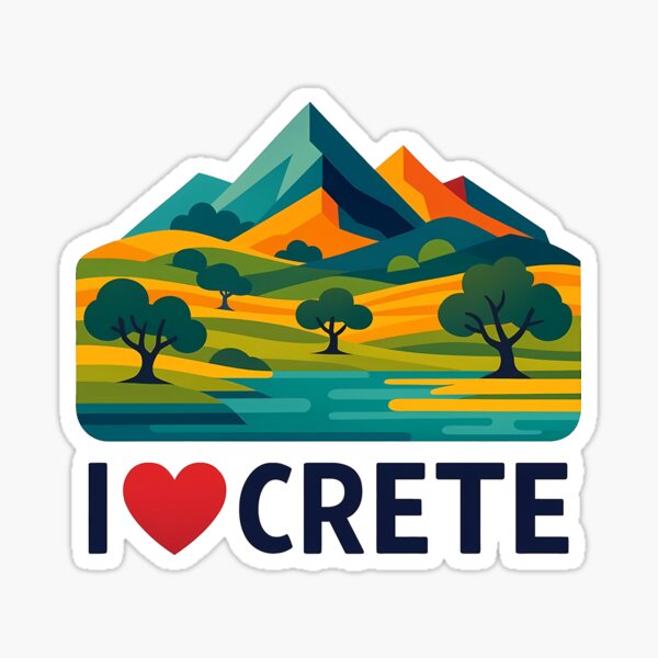 Item preview, Crete Greece Travel Souvenir - Greek Island Church & Fortress Art designed and sold by OzzFrequency.