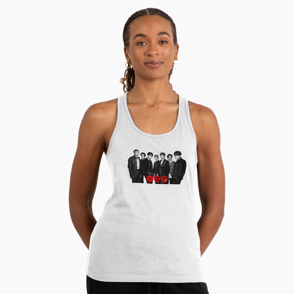 Vista previa del artículo con la obra «Camiseta con espalda nadadora», diseñado y vendido por Baby blue.