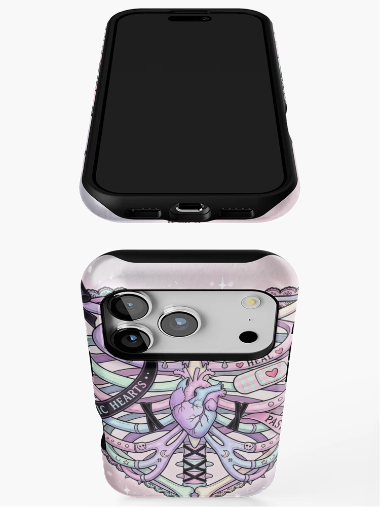 Thumbnail 3 of 4, iPhone Case, Ribcage heart designed and sold by FaeTomioka.