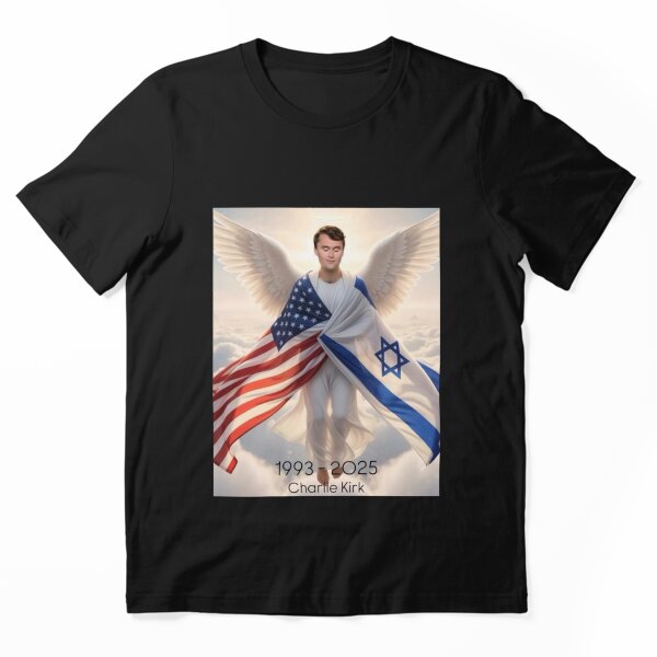 Artikelvorschau, Charlie Kirk 1993-2025 Engel entworfen und verkauft von JohnBlunte.