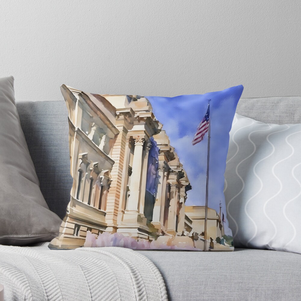 Item preview, Throw Pillow designed and sold by RCWatercolours.