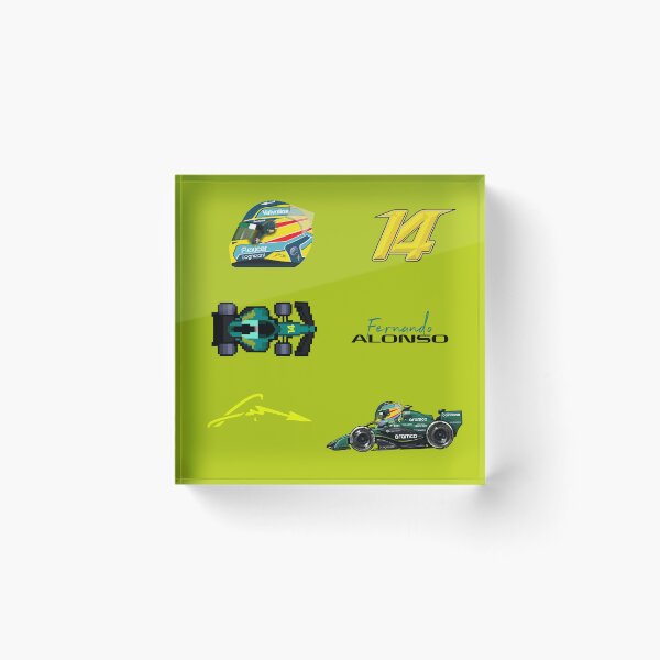 Item preview, Paquete de pegatinas de Fernando Alonso 14 F1 2026 designed and sold by Pink Polar F1.