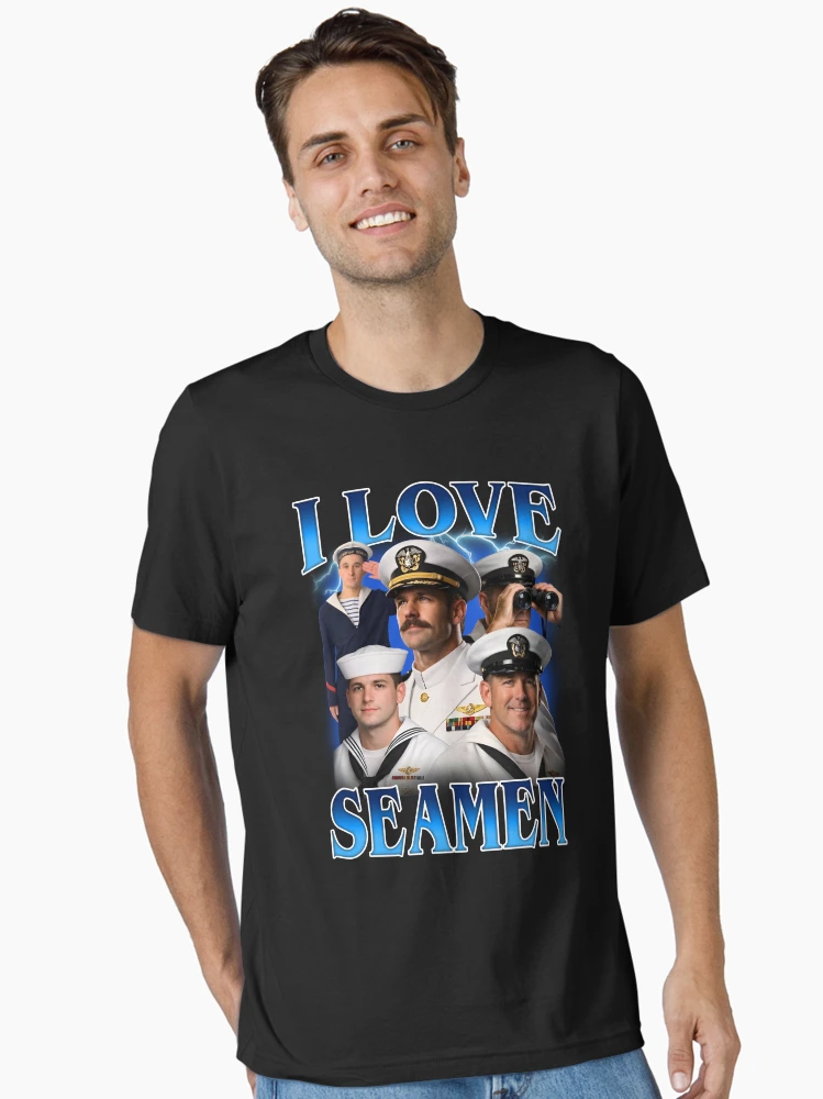 Thumbnail 2 von 7, Essential T-Shirt, Ich liebe Seeleute – Lustiger Marine- und Militärhumor designt und verkauft von PixlCrypt.