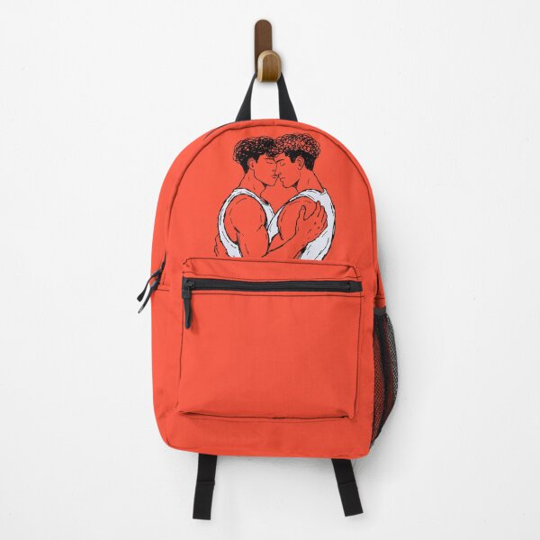 Item preview, Red Embrace – Modern Queer Lovers Line Art designed and sold by gayishdesign.