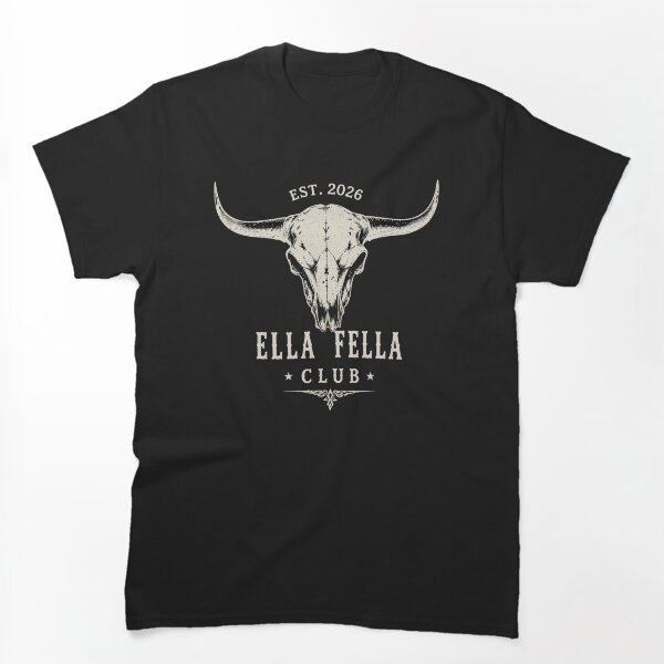 Artikelvorschau, ELLA FELLA Clubschädel, Western-Rinderschädel, Cowboy-Rodeo, gegründet 2026, Country entworfen und verkauft von ForrestSwaphy.