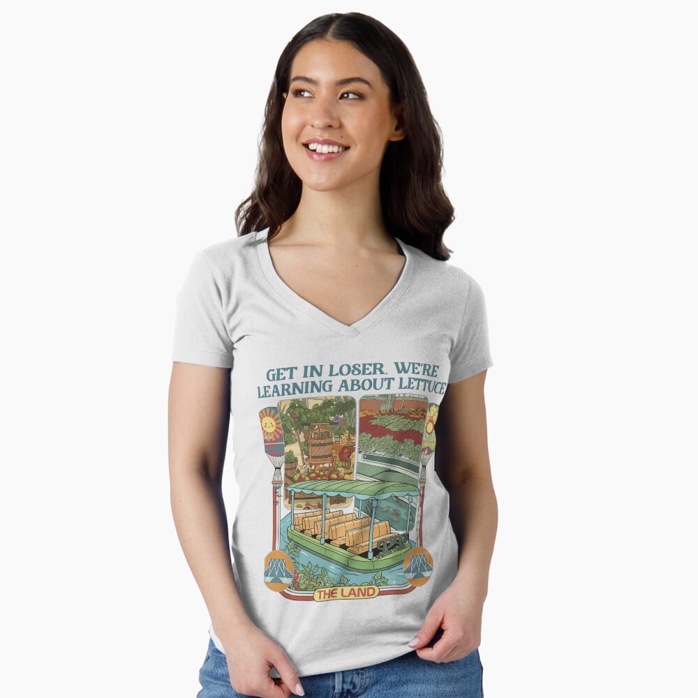 Aperçu de l'œuvre T-shirt moulant col V créée et vendue par JoshThree.