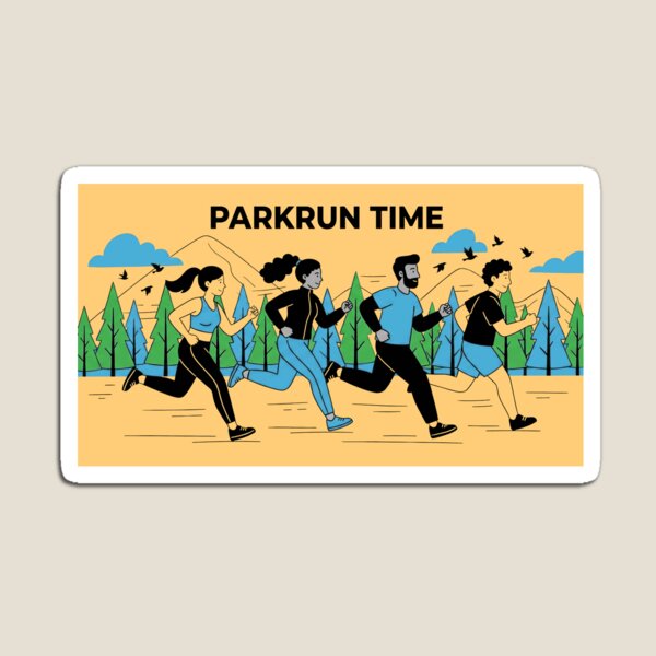 Item preview, Carrera de 5 km al aire libre para corredores comunitarios de Parkrun designed and sold by KiwiRider.