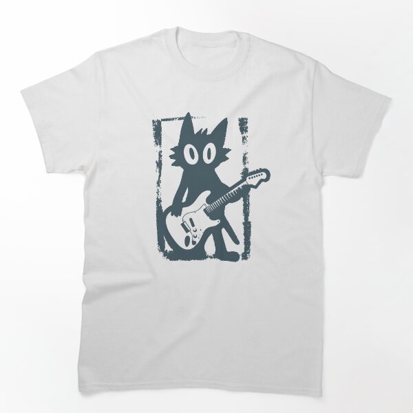 Item preview, Gato estrella de rock designed and sold by cabanalunaire.