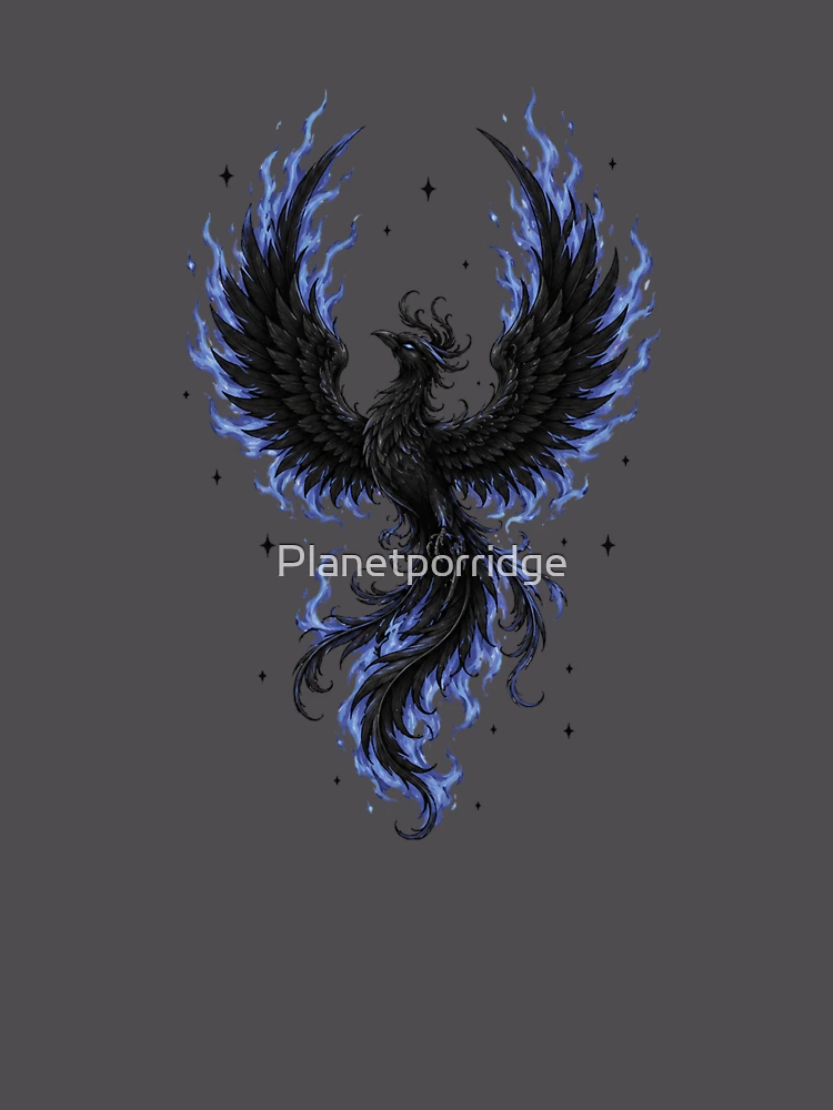 Thumbnail 6 of 6, Premium Oversized Sweatshirt, Amazing Phoenix Design designed and sold by Planetporridge.