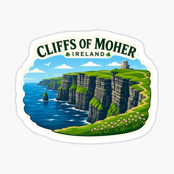 Item preview, Acantilados de Moher, Irlanda designed and sold by Myra365Art.