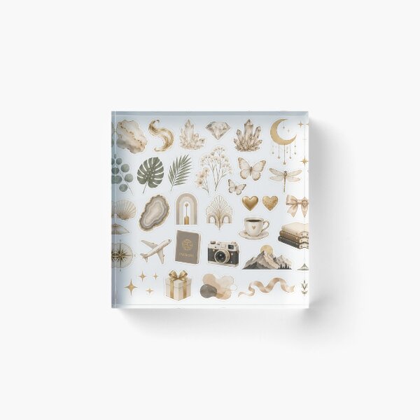 Item preview, Colección de pegatinas de lujo premium para funda de portátil designed and sold by Nara8.