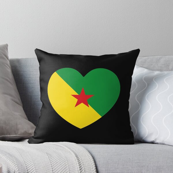 Artikelvorschau, Französisch-Guayana-Flagge Herz GF entworfen und verkauft von shitpostee.