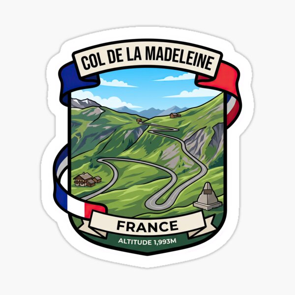 Aperçu de l'œuvre Col de la Madeleine France Col Alpin créée et vendue par enzoade.