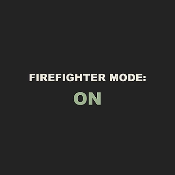 Imagen de la obra Modo bombero: Activado - Bombero de RetroThreadWorks