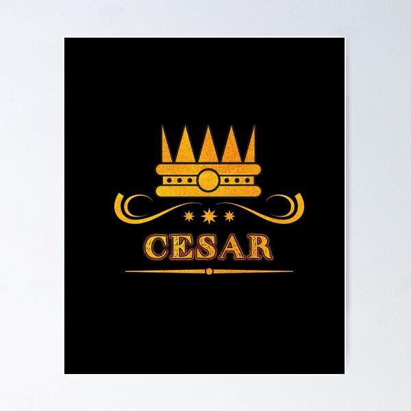 Aperçu de l'œuvre César : un design de prénom personnalisé, drôle et unique pour hommes, adolescents et garçons. créée et vendue par Watsonarts.