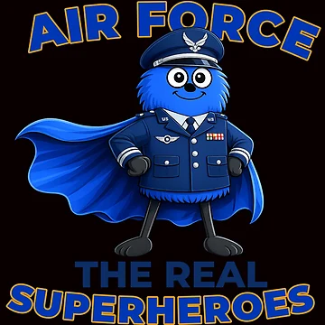 Artwork thumbnail, Air Force Are The Real Superheroes by TheThinglings
