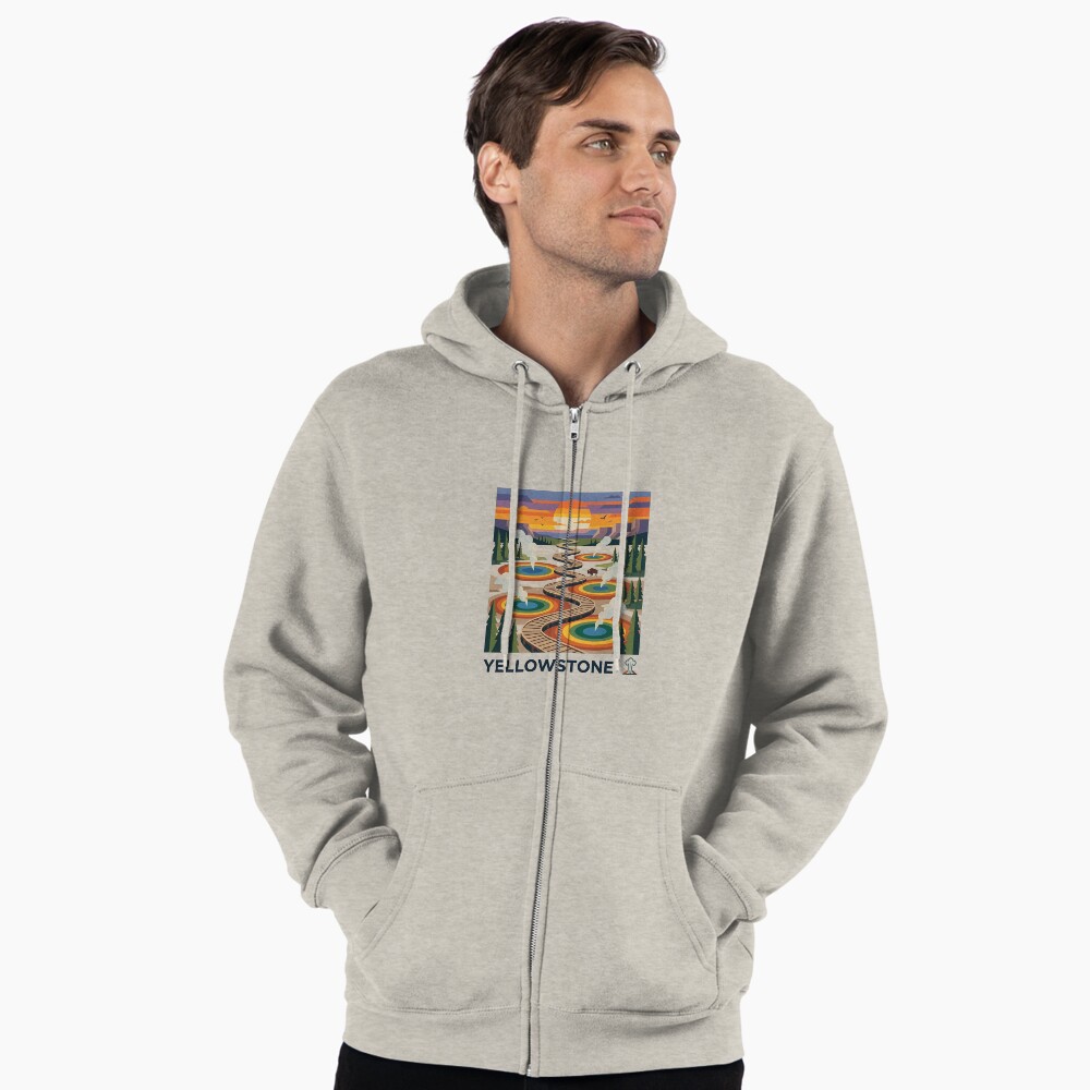 Aperçu de l'œuvre Veste zippée à capuche créée et vendue par OzzFrequency.