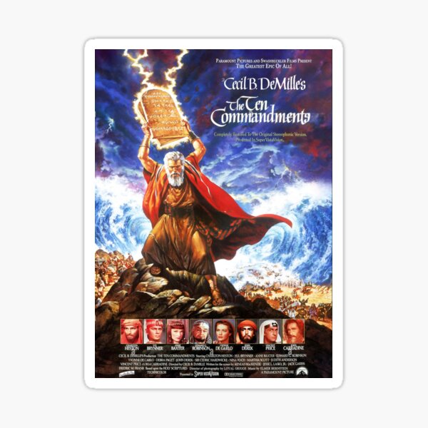 Artikelvorschau, Filmplakat zu „Die Zehn Gebote“ entworfen und verkauft von CMooreWorx.