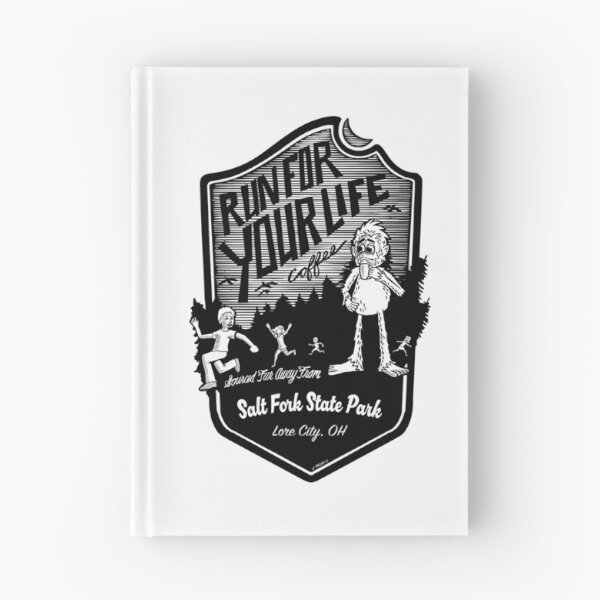Item preview, Run For Your Life Coffee in Salt Fork State Park in Lore City Ohio. designed and sold by John Morris Illustration.