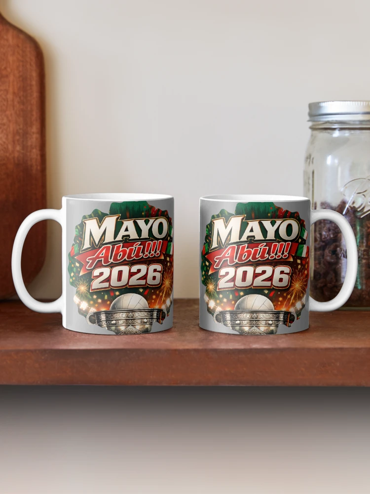 Aperçu 2 sur 6. Mug à café avec l'œuvre Mayo pour Sam 2026 | Champions d'Irlande | Cadeau pour les supporters de Mayo GAA | Victoire en football gaélique créée et vendue par Redjakkal.